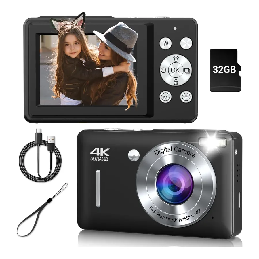 Câmera Digital Gtonster em preto