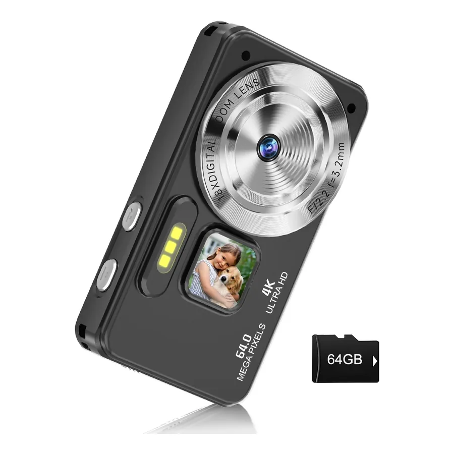 MINIBEAR câmera digital com cartão 64GB