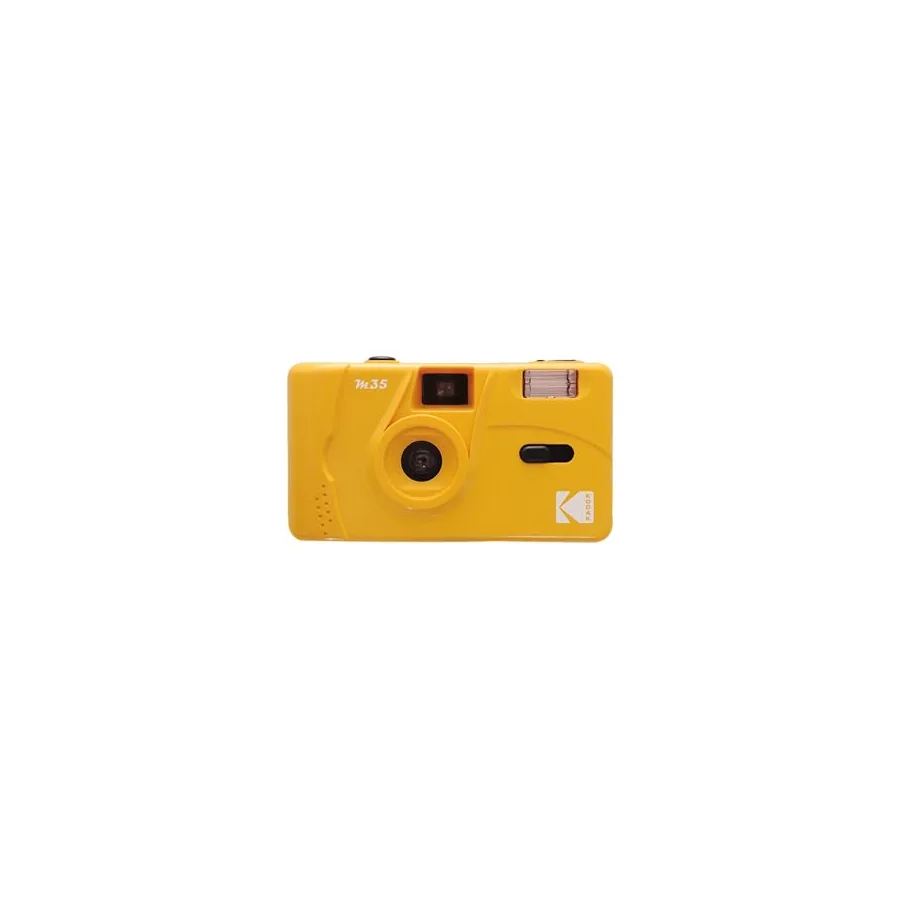 Kodak M35 detalhe da lente de foco fixo