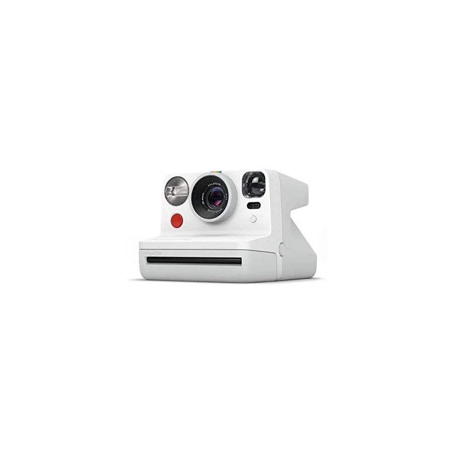 Polaroid Now detalhe lente dupla e visor