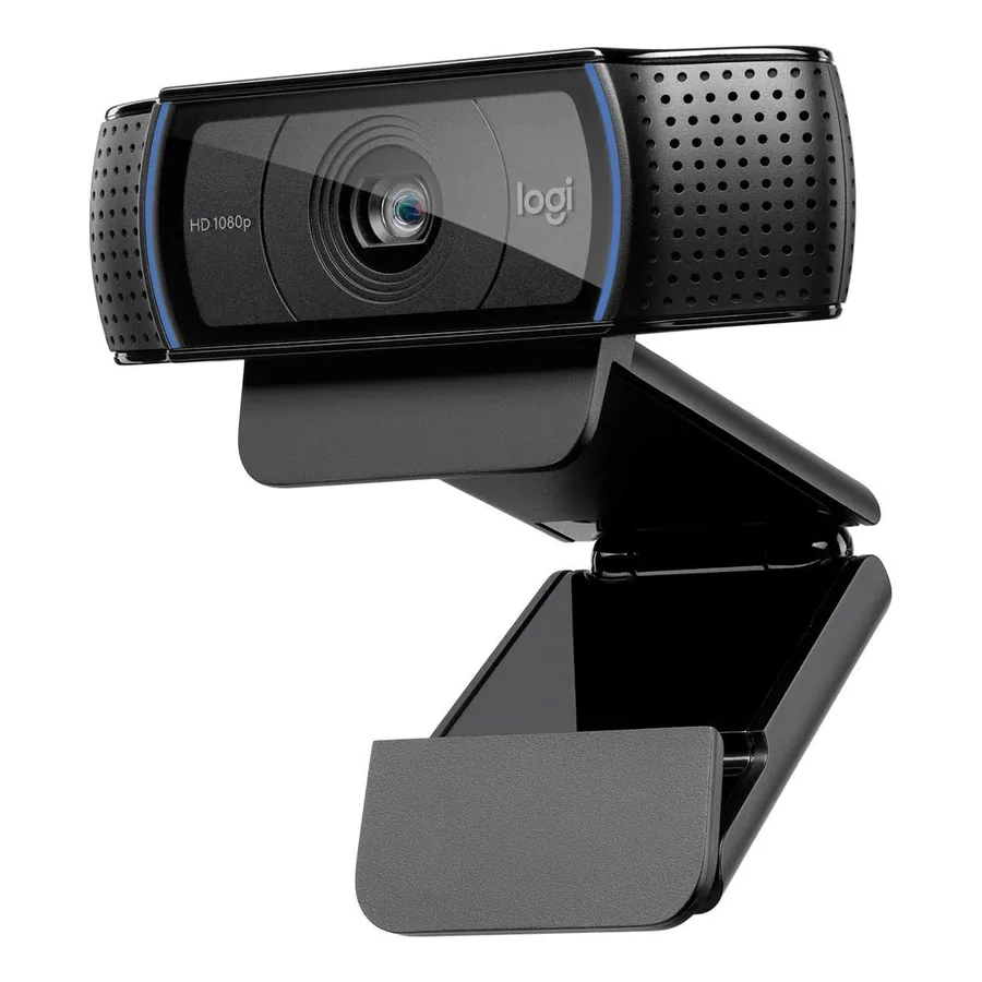 Webcam Logitech C920 em preto