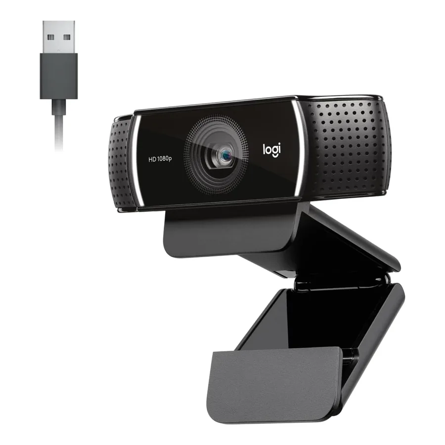 Webcam Logitech C922 Pro com tripé