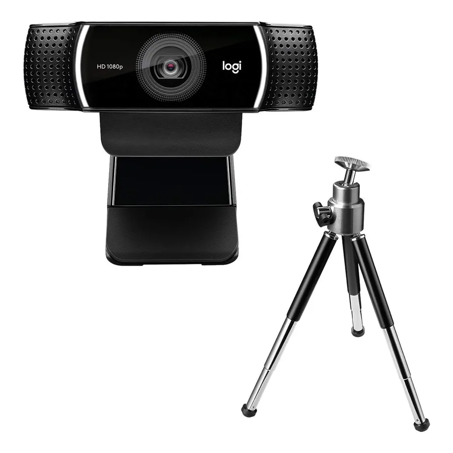 C922 Pro frontal mostrando lentes