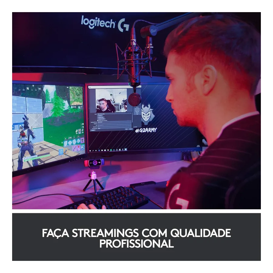 Câmera para Live Logitech C922 Pro, imagem 4