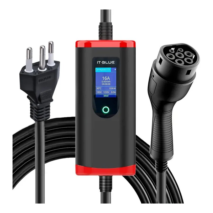 Carregador It-Blue LE-6851 com tela LED e estojo