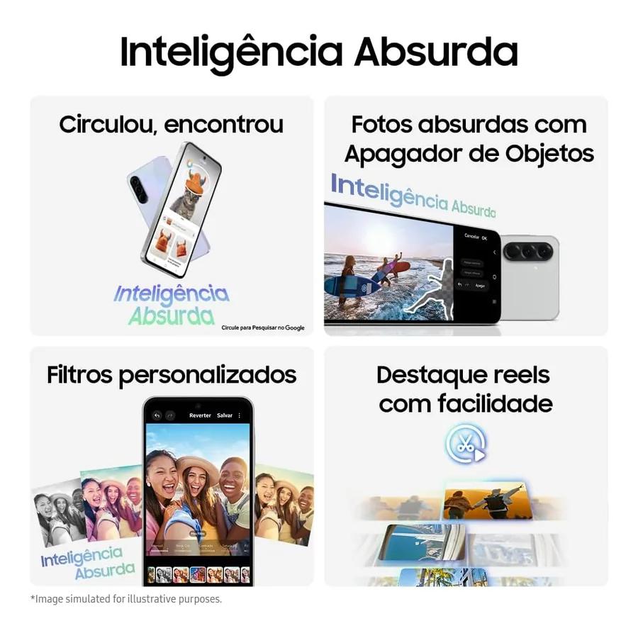 Galaxy A56 mostrando perfil lateral