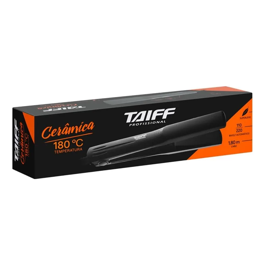 Chapinha Taiff Clássica preta perfil anodizado