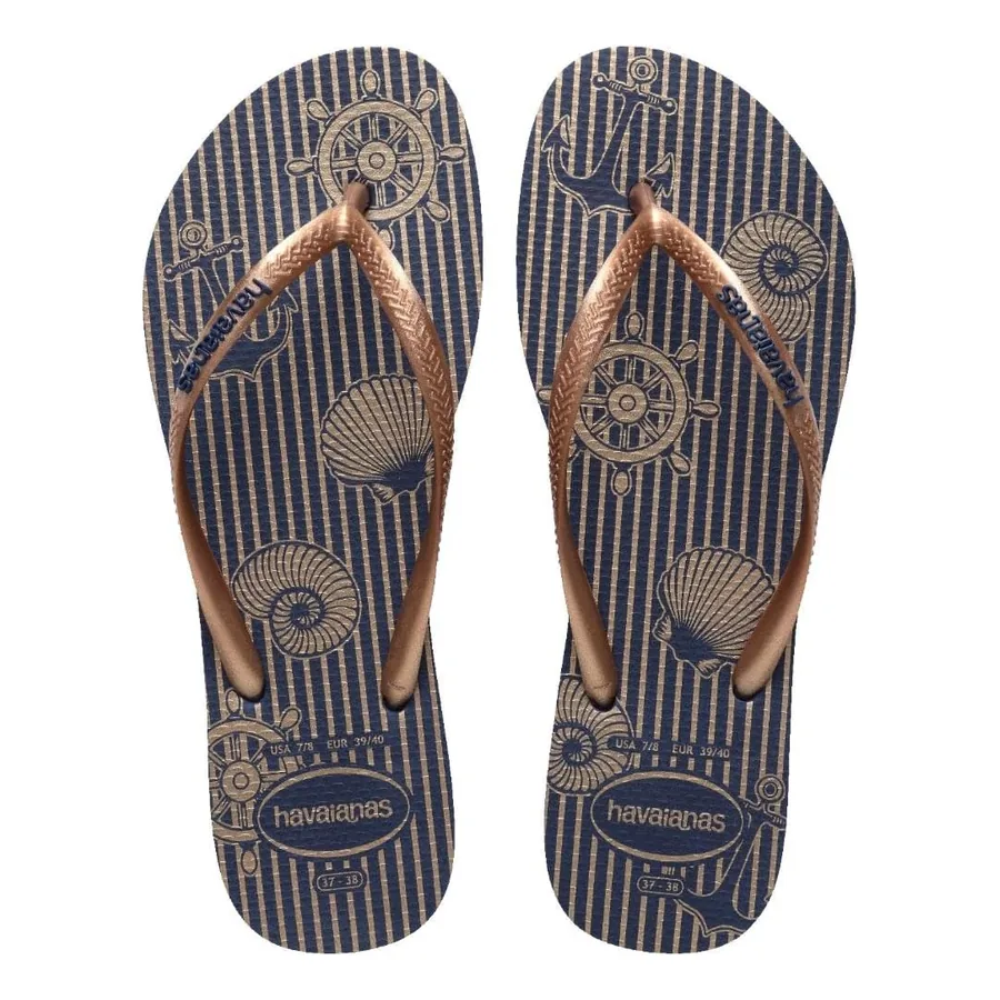 Chinelo Havaianas Slim Nautical visto de frente