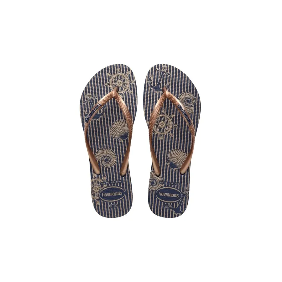 Chinelo Havaianas Slim Nautical em apresentação de produto