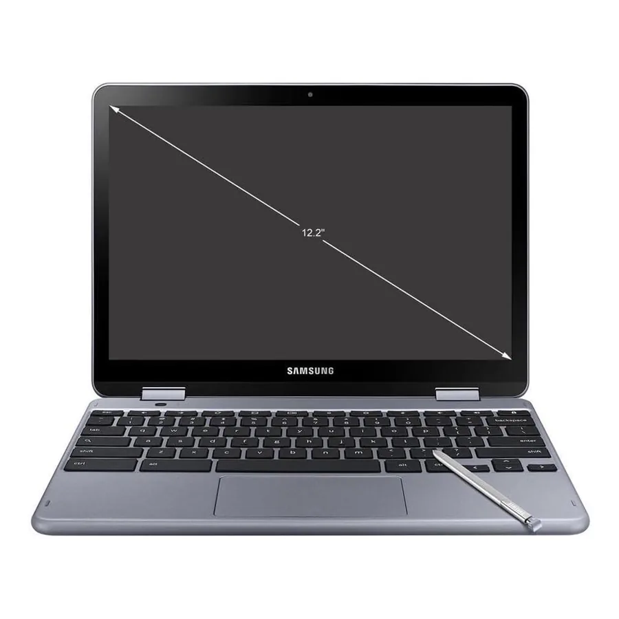 Samsung Chromebook Plus V2 em modo tablet