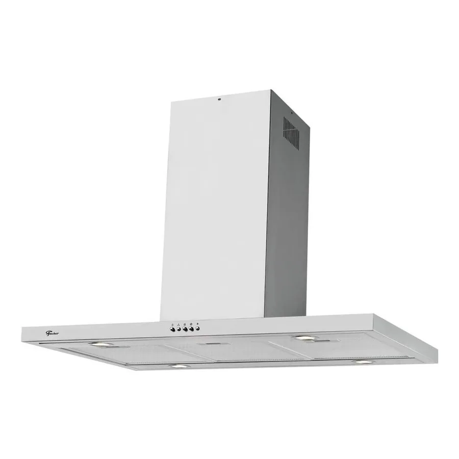 Coifa de Ilha Fischer Tradition Line em inox escovado