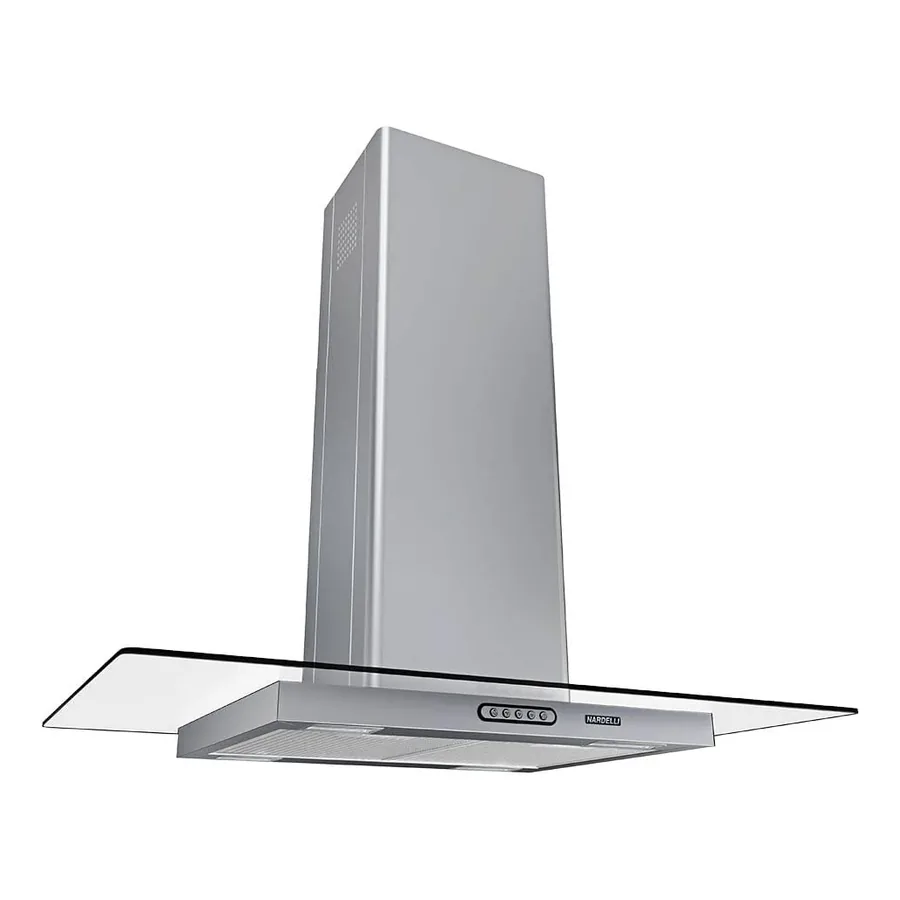 Coifa Nardelli NAR-50011400-1 inox com vidro reto