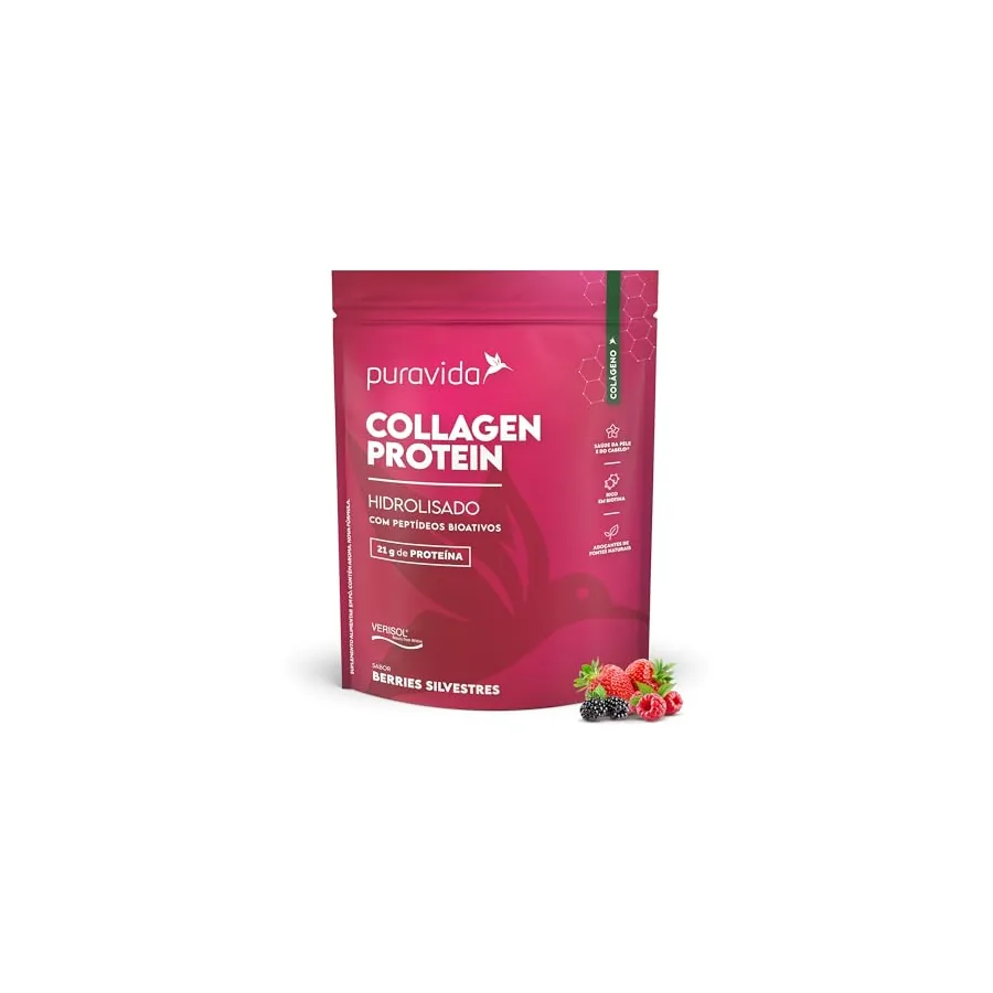 Rótulo Puravida Collagen Protein