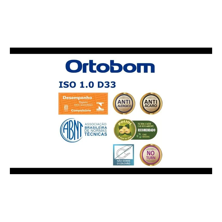 Detalhe revestimento Viscopoli Ortobom Iso 100