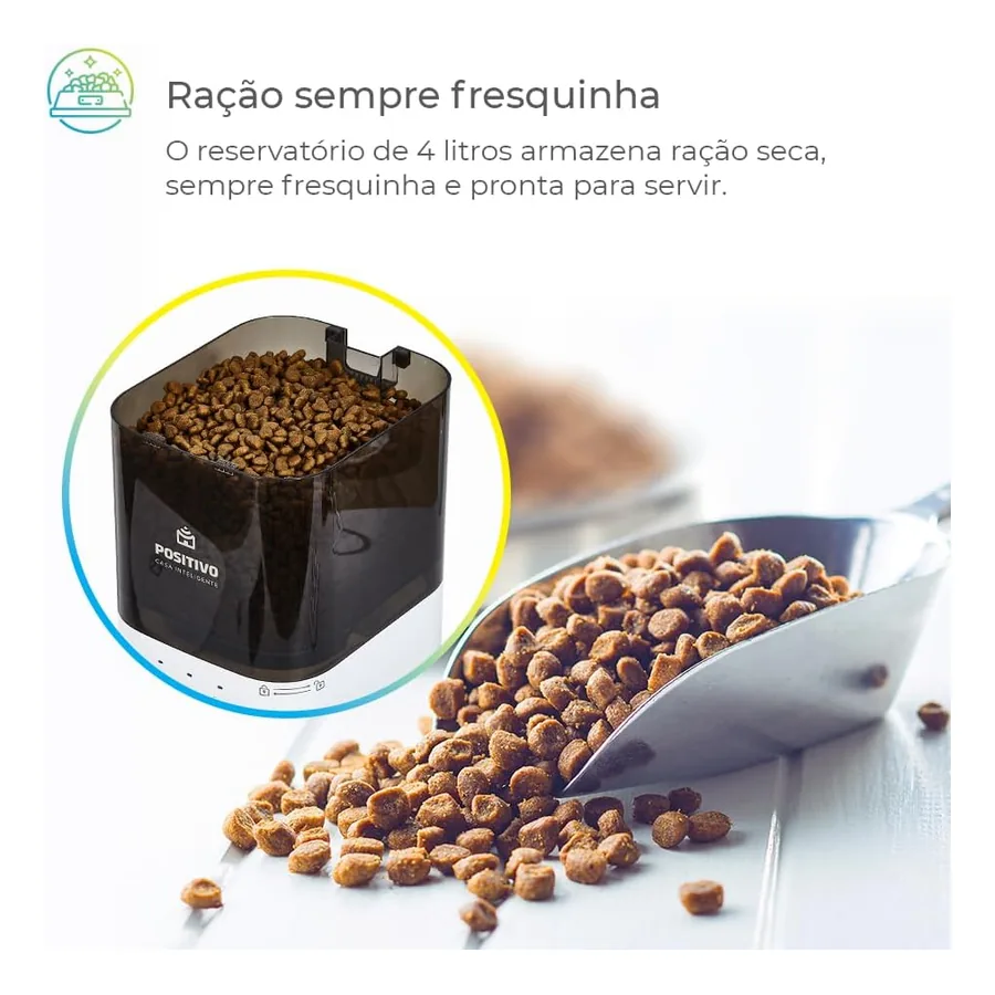 Comedouro Automático Positivo Smart, imagem 4