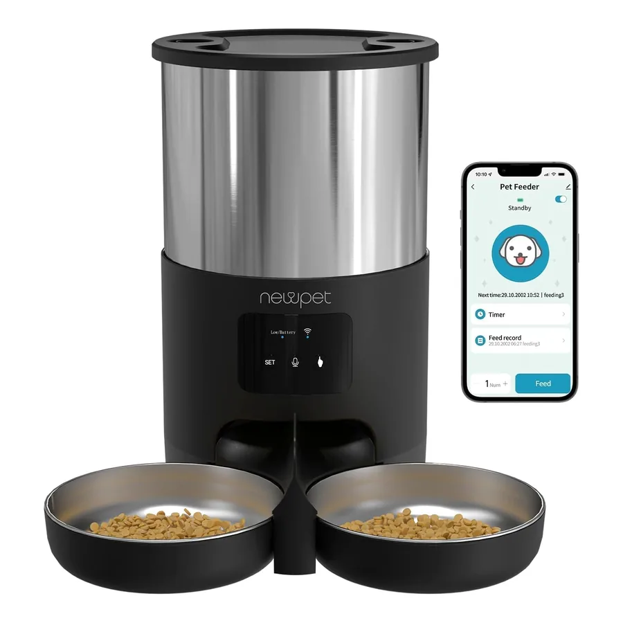 Comedouro automático VEDO com tigela inox