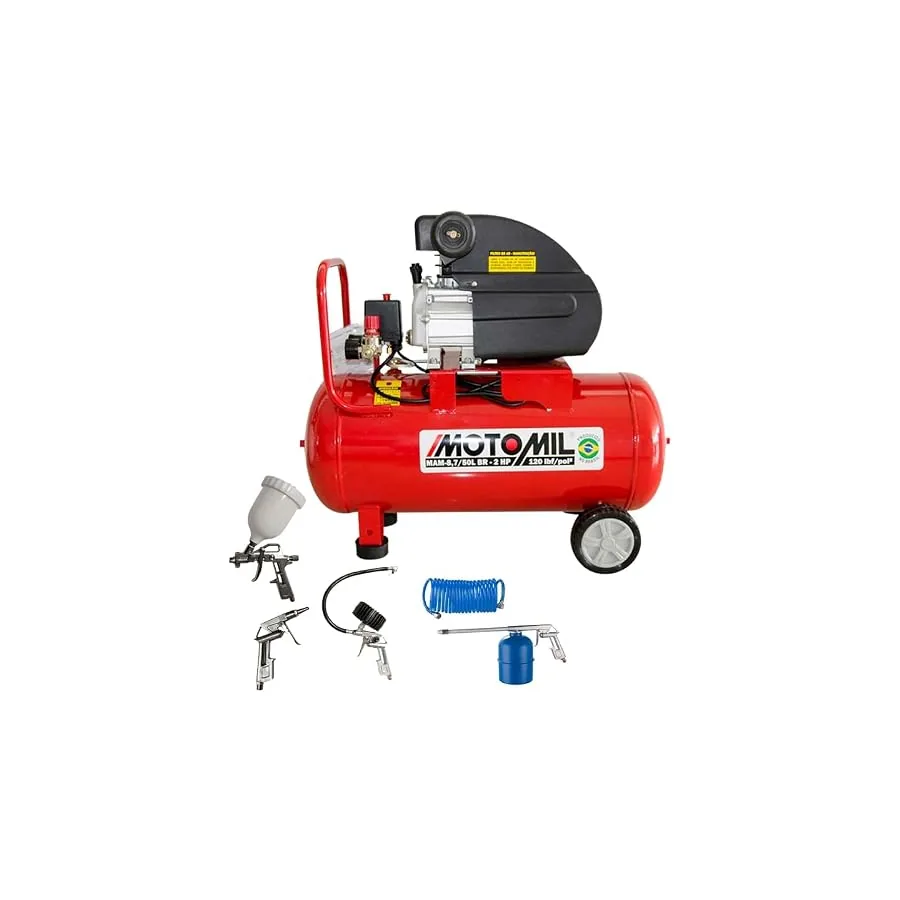 Motocompressor Motomil MAM-8,7 com tanque 50L