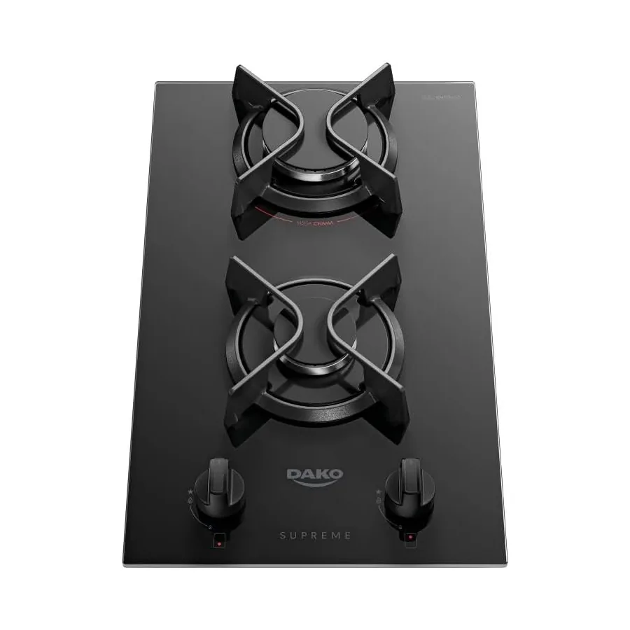 Cooktop Dako Supreme mesa de vidro preto