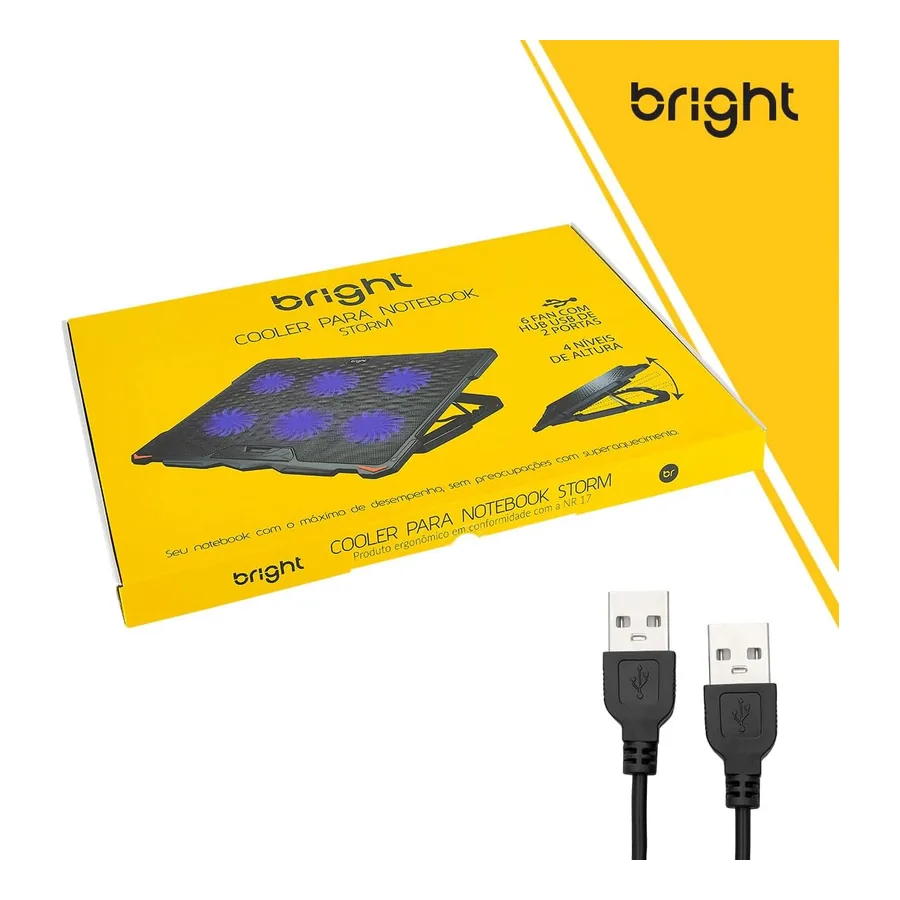 Cooler Bright 6 Fans BC002, imagem 3