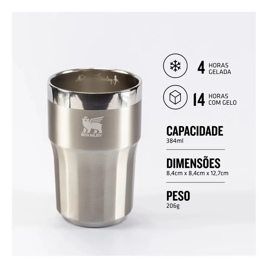 Detalhe da base antiderrapante do copo Beer Tumbler