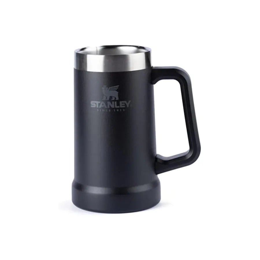 Caneca Stanley Adventure Big Grip Black com alça e acabamento matte