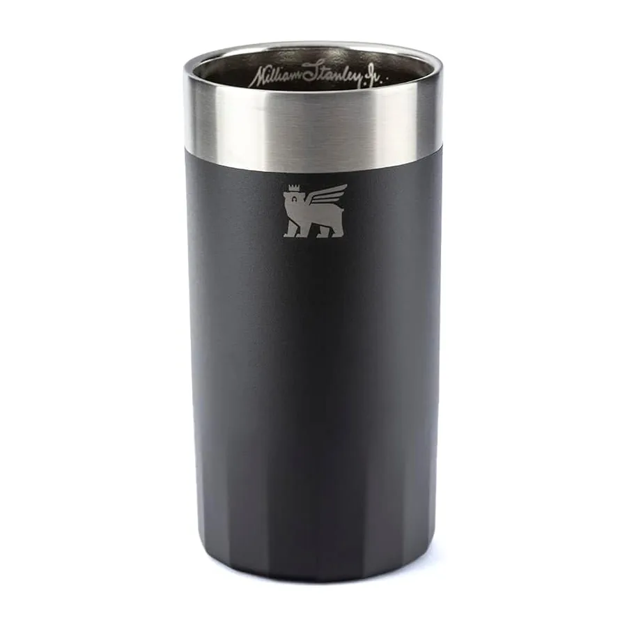 Copo Stanley Prismático Alto Foundry Black com interior prismático