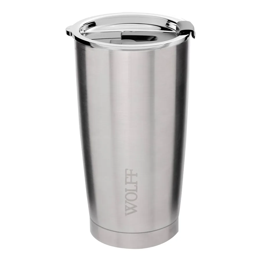 Copo Térmico Wolff 600ml prata