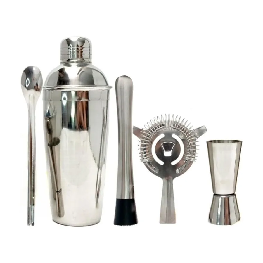 Coqueteleira Doaf Kit Profissional coqueteleira inox 750 ml com acessórios
