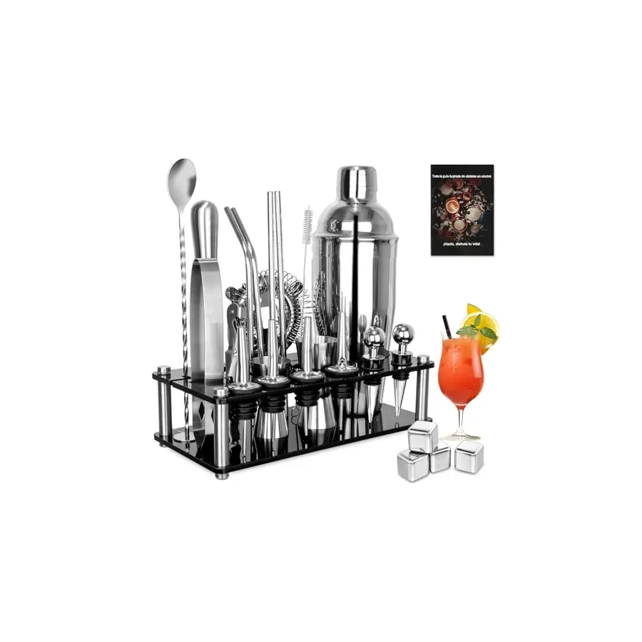 Conjunto completo Vidavalu com pedras de aço inox e livro de receitas