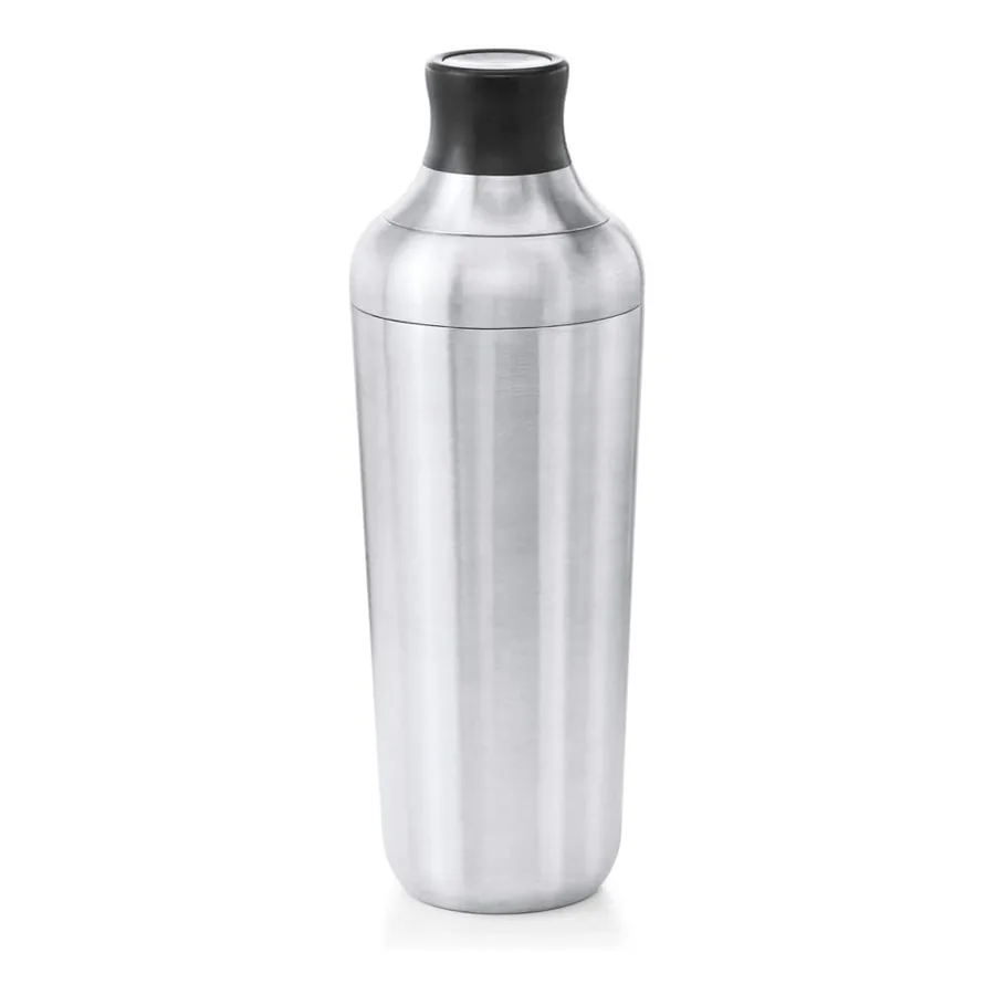 Coqueteleira OXO Steel Single em aço inox com tampa medidora