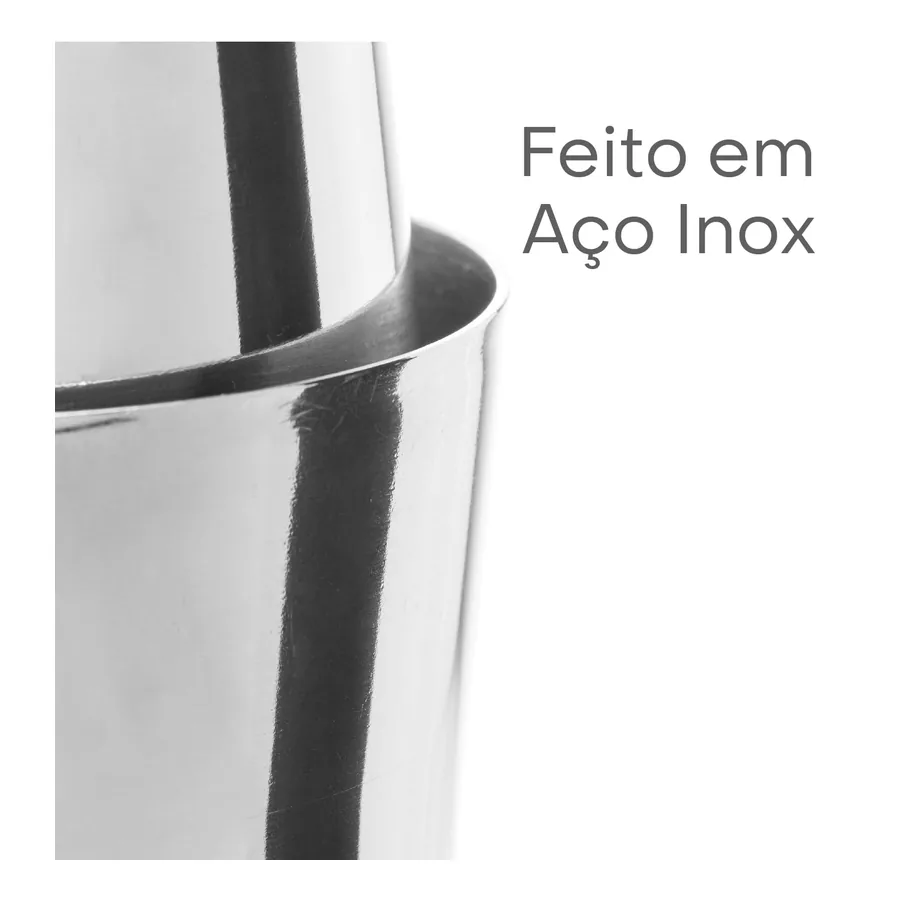 Detalhe da Coqueteleira Lyor Profissional