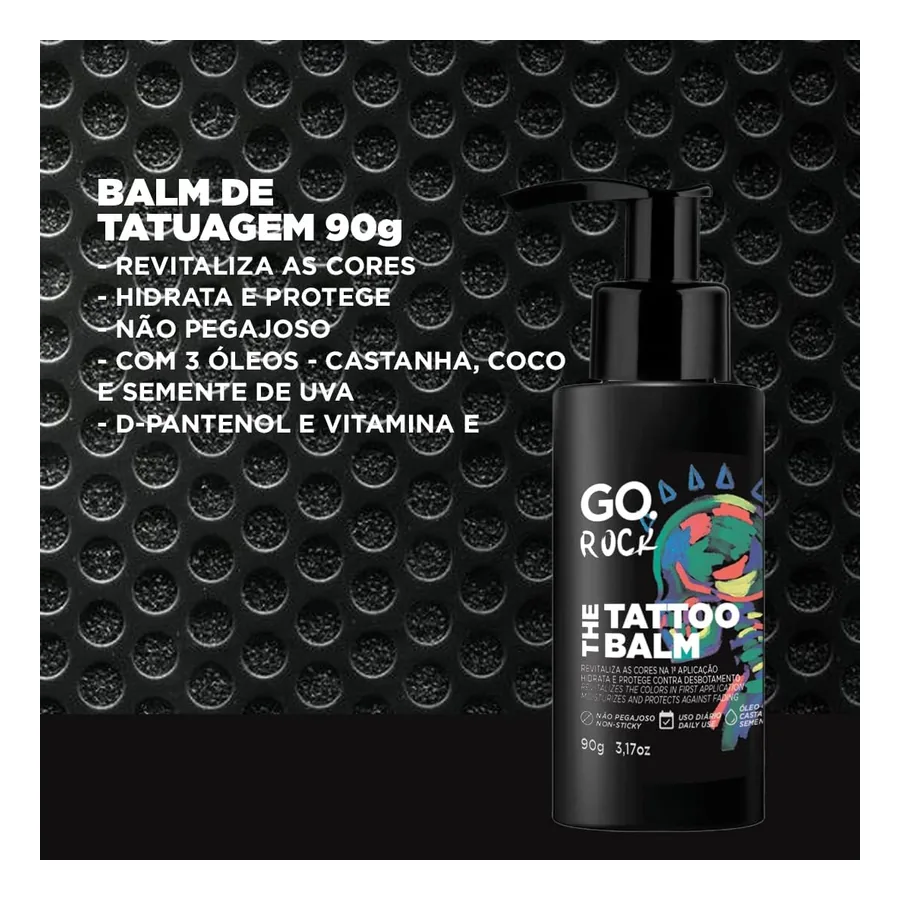 Balm vegetal para tatuagem textura