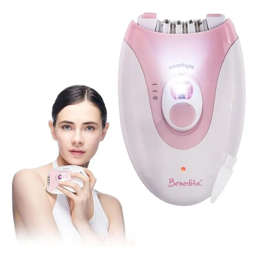 Benedita Soft branco e rosa 36 pinças