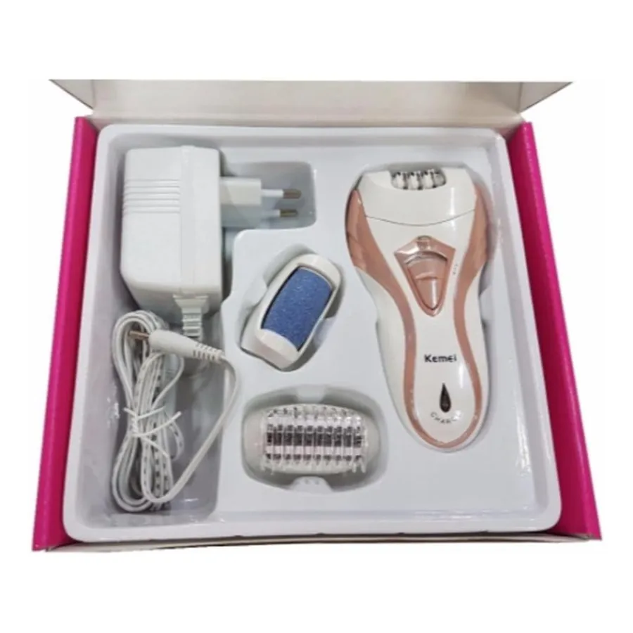 Kemei KM-3010 componentes inclusos