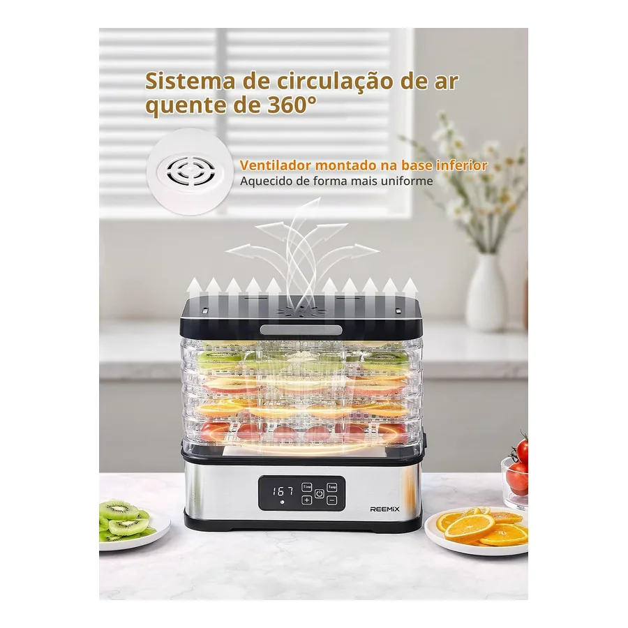 Desidratador de Alimentos Reemix B0F62JS484, imagem 4