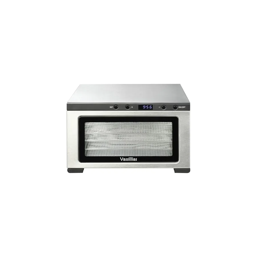 Bandejas de aço inox do Vassilias