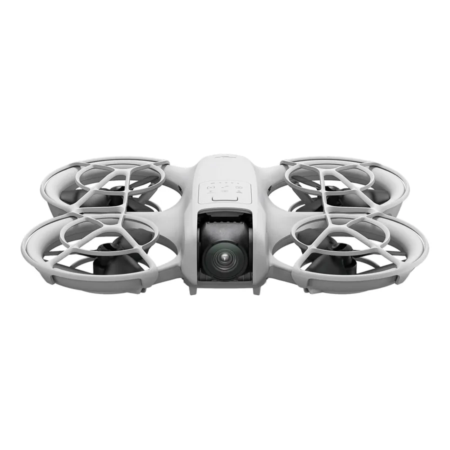 DJI Neo mini drone decolando da palma da mão