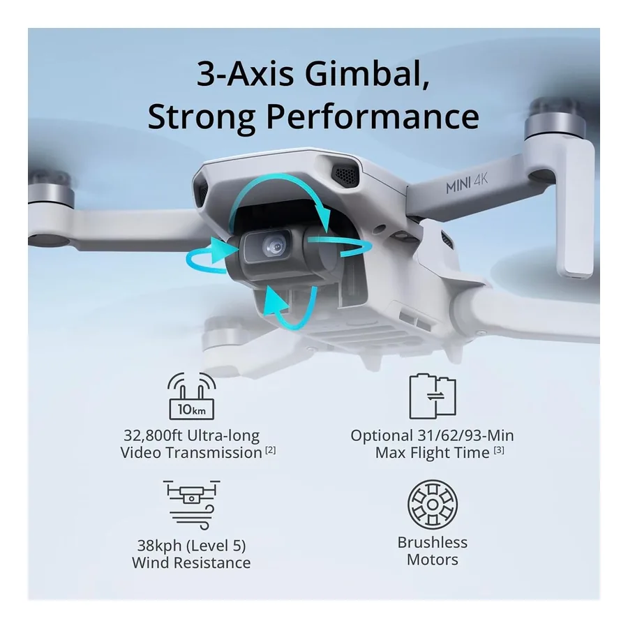 Drone DJI Mini 4K Fly More, imagem 4