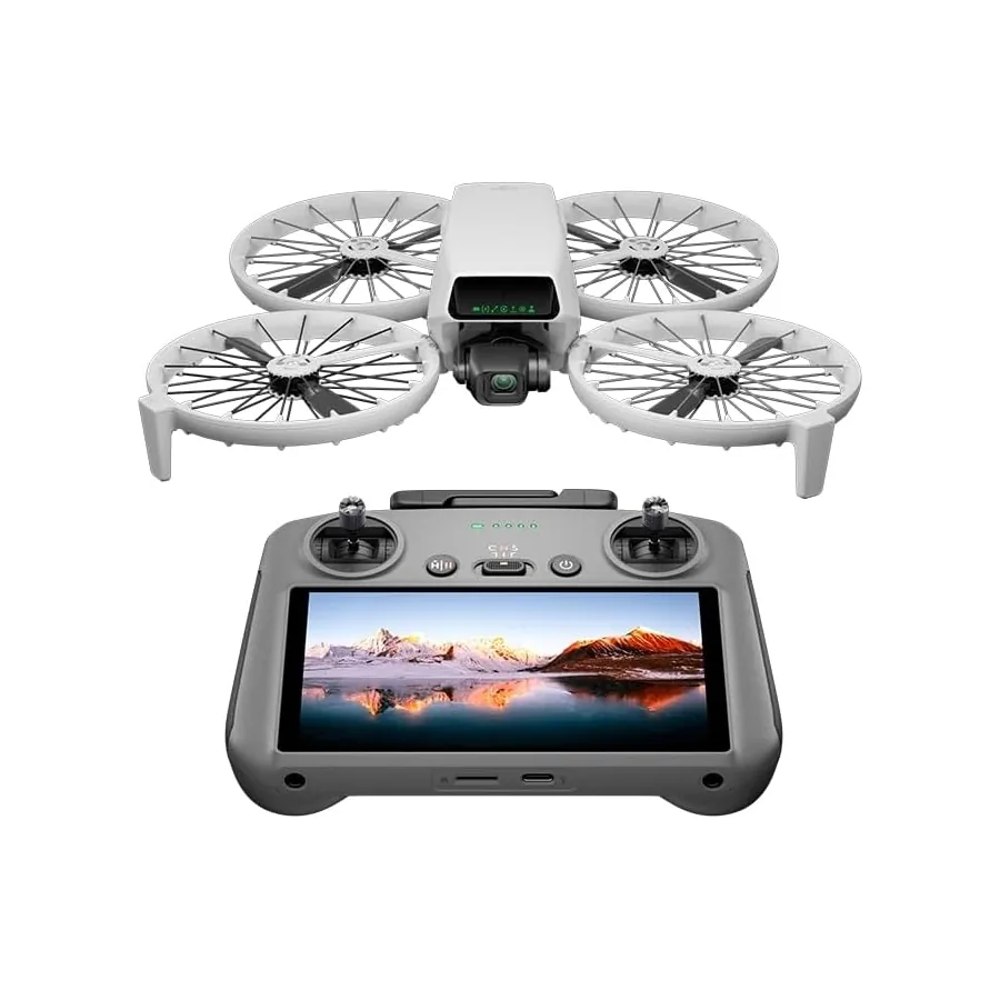 DJI Flip com protetores de hélice dobráveis