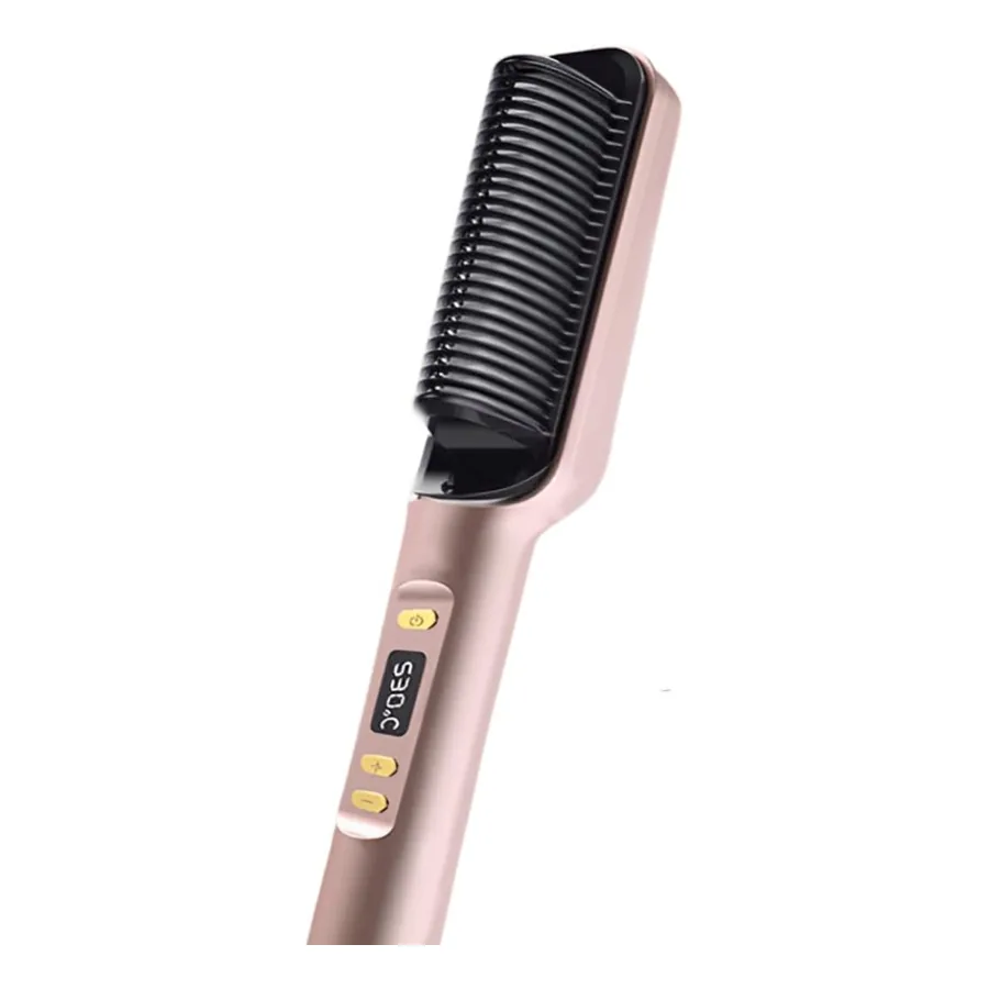 Escova Alisadora Anion Hair Rose Gold
