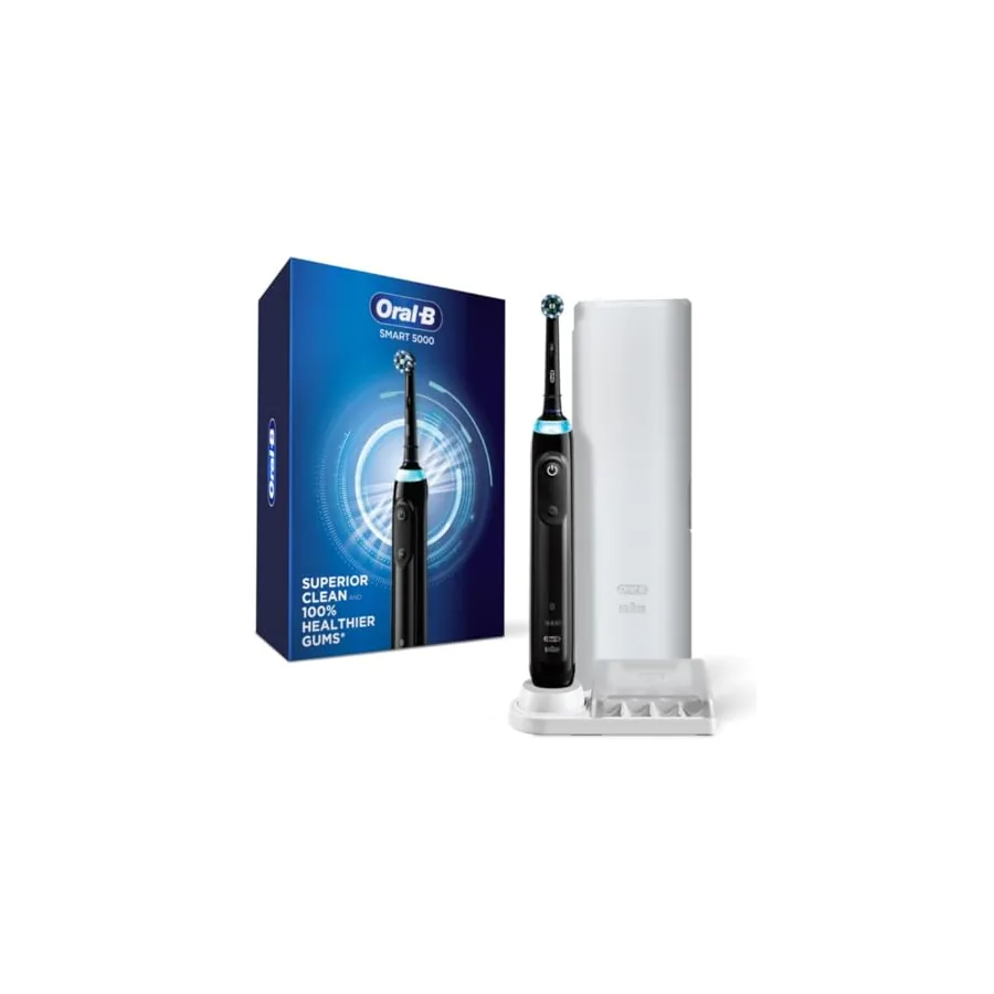 Oral-B Pro 5000 – alça preta com Bluetooth