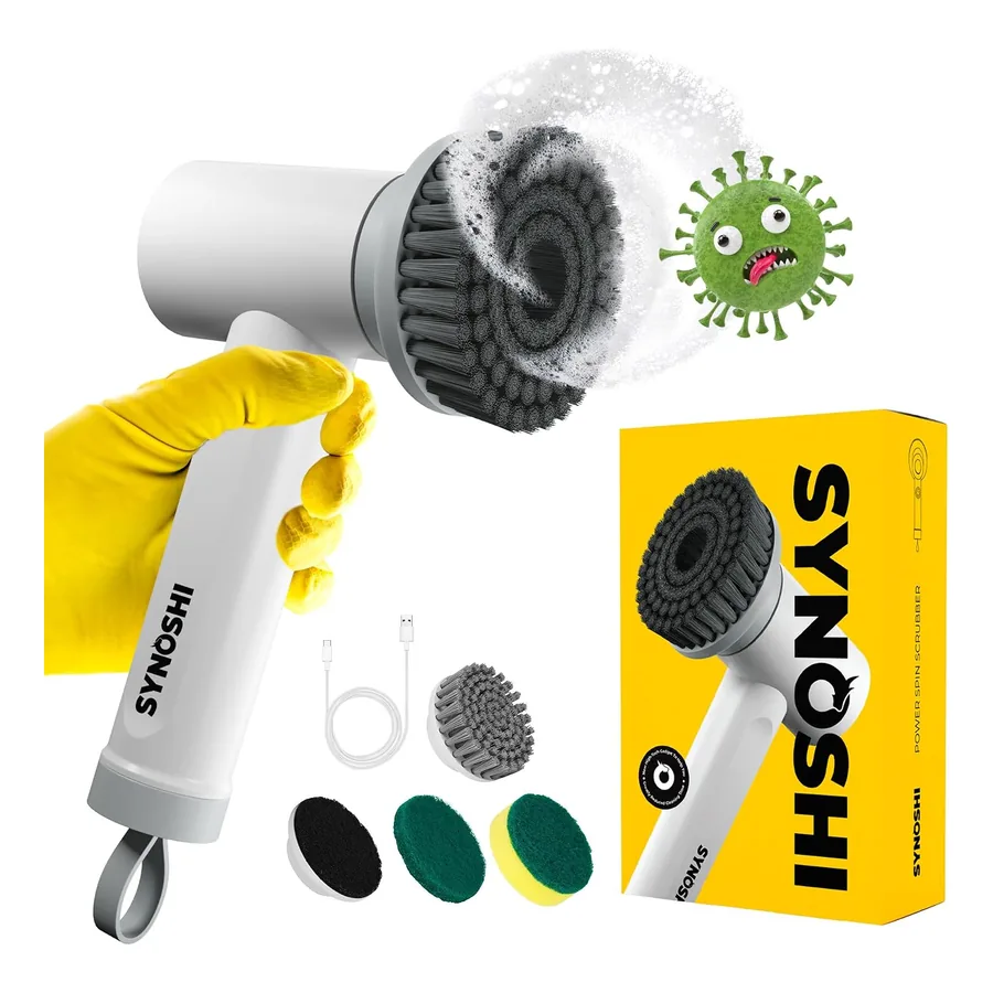 Escova elétrica Synoshi recarregável branco