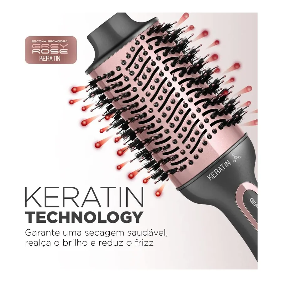 Escova Secadora Mondial Keratin ES-11-BI, imagem 3