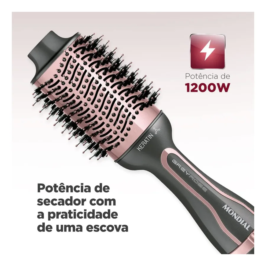 Escova Secadora Mondial Keratin ES-11-BI, imagem 4