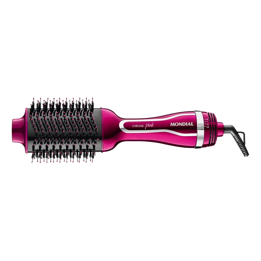 Escova Secadora Mondial Chrome Pink ES-04