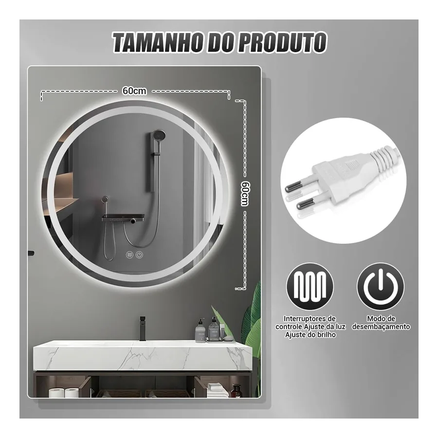 Espelho Aalhar Jateado, imagem 3