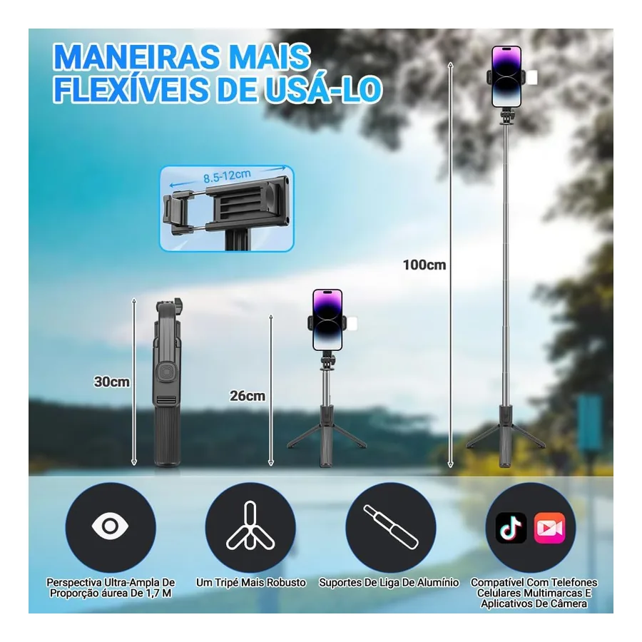 Estabilizador de Celular Irianu F10, imagem 3