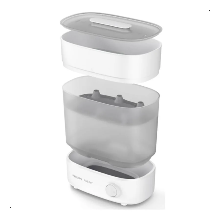 Esterilizador Philips Avent elétrico branco cinza capacidade grande
