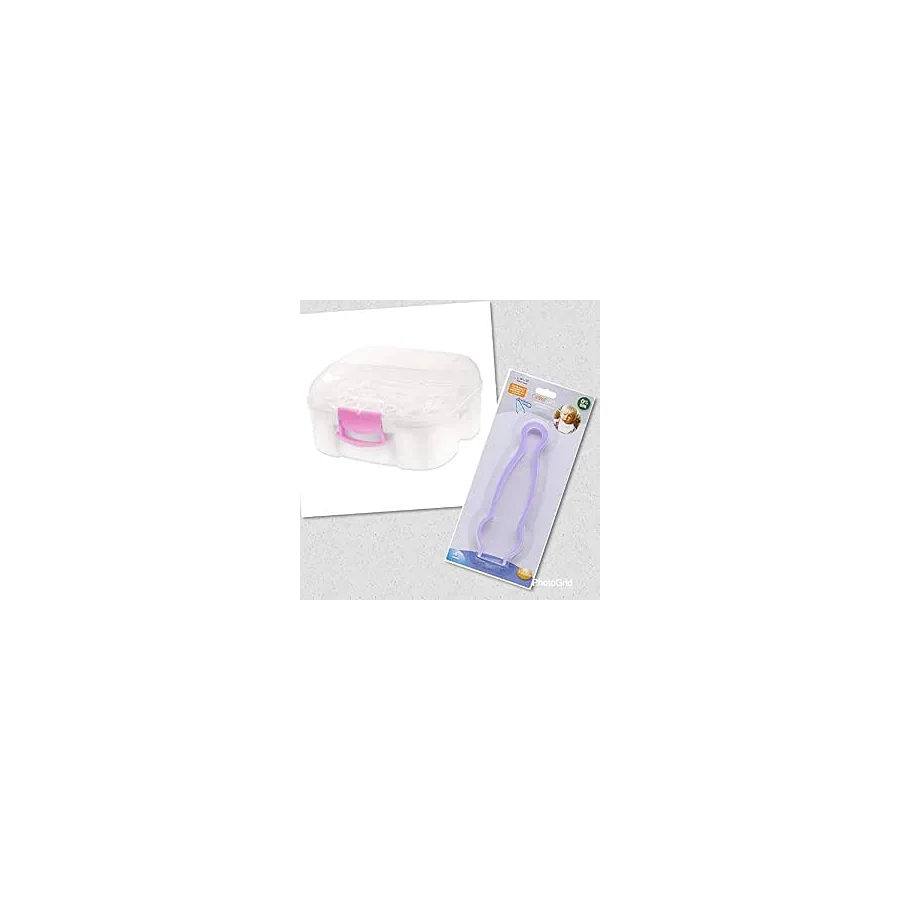 Esterilizador de Mamadeira Soprano rosa micro-ondas