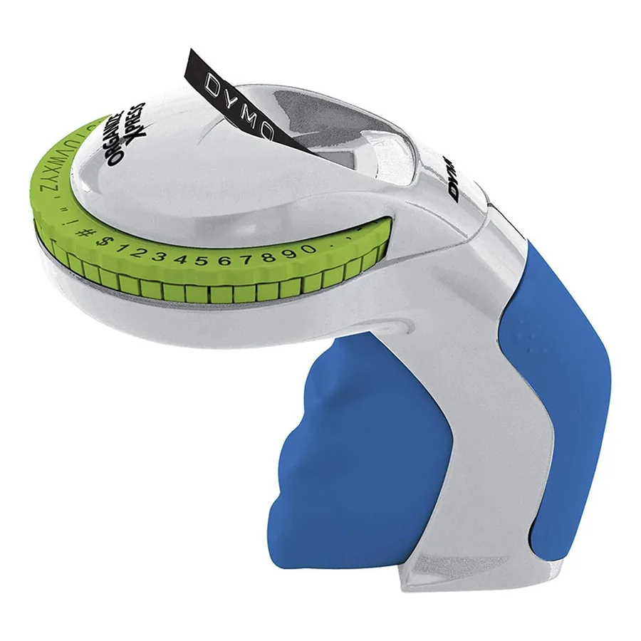 Rotulador DYMO Office-Mate II branco e azul